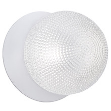 Lassie Diamond Cut Glass Cool White LED Outdoor Wall Light